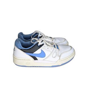 Nike Full Force Low Sneakers Mens Size 8 White Polar Blue FB1362-100 Casual
